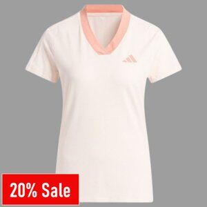 Adidas Women’s V-Neck Golf Shirt | Made with Renewable Materials | New